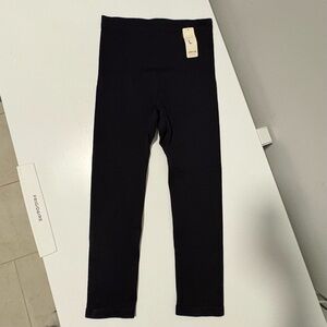 NWT Empetua Shapermint Black Sculpting Stretch Leggings Size Large